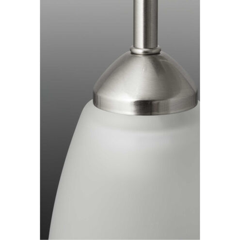 Gather 1 Light 5 inch Brushed Nickel Bath Vanity Wall Light in Bulbs Not Included, Standard